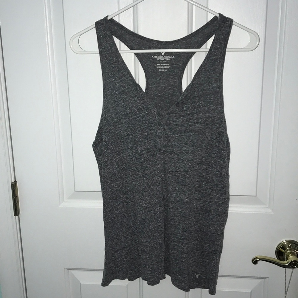 American eagle grey tank top